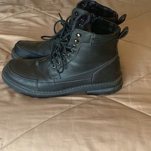 Size 10 Black Bruno Marc Leather Boots!